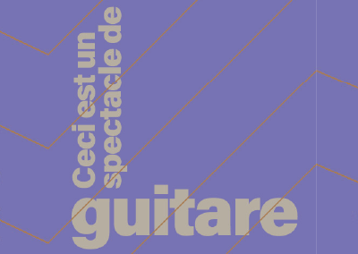 Ceci est un spectacle de guitare